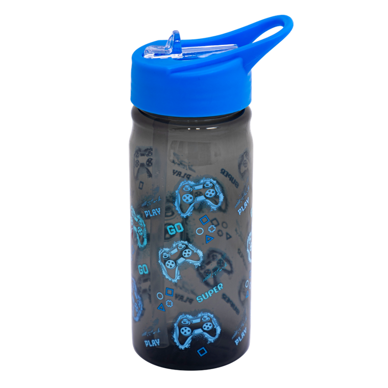 Aqua Pure, sticla de apa cu pai, Go Playing, 450 ml