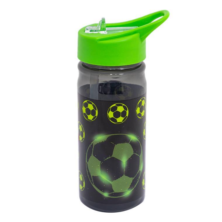 Aqua Pure, sticla de apa cu pai, Neo Football, 450 ml