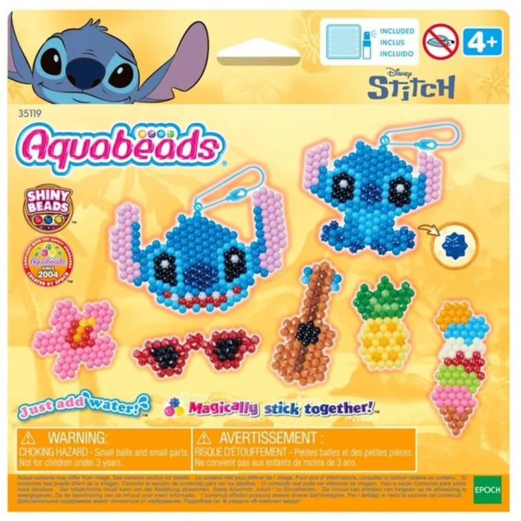 Aquabeads, Lilo si Stitch, set creativ, 1200 piese, 35119