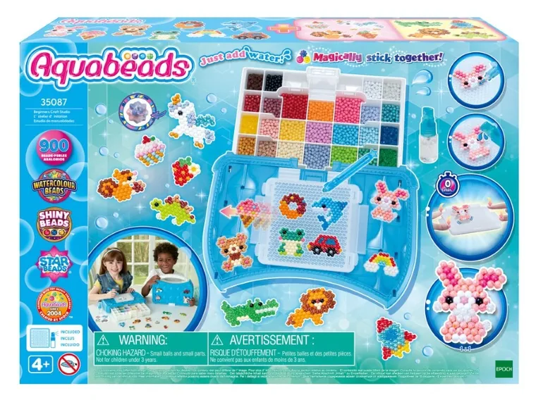 Aquabeads, Margele de apa, set de inceput, 900 elemente, 35087