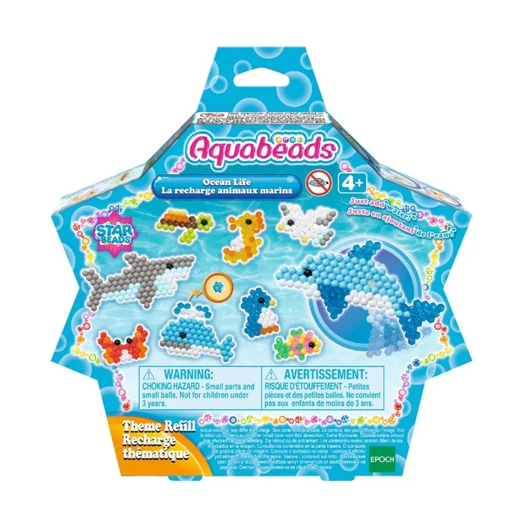Aquabeads, Margele Stelute, Ocean, set suplimentar, 31769, 31769
