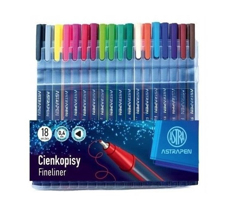 Astra, liner, 0.4 mm, 18 culori