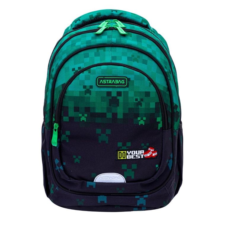 Astrabag, rucsac pentru scoala, cu 3 compartimente, Do Your Best