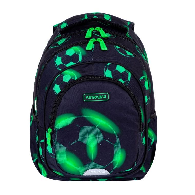 Astrabag, rucsac pentru scoala, cu 3 compartimente, Neo Football