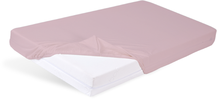 BabyMatex, cearceaf cu elastic din bambus, 70-140 cm, roz