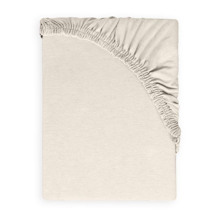 BabyMatex, cearceaf cu elastic jersey, 60-120 cm, ecru