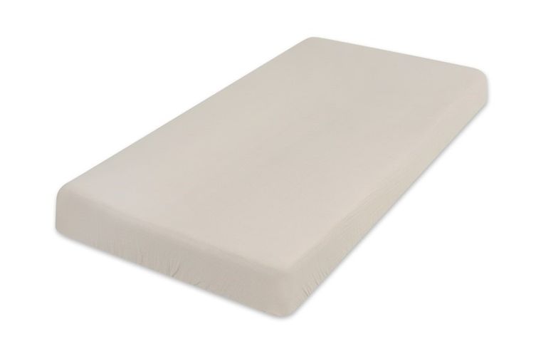 BabyMatex, cearceaf cu elastic muselina, 60-120 cm, bej