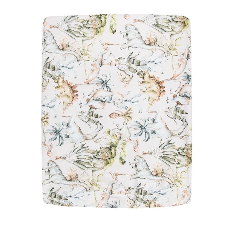 BabyMatex, Dinozauri, cearceaf de bumbac, 60-120 cm