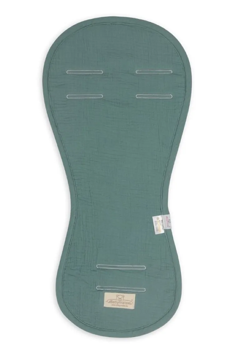 BabyMatex, Paddi, Muslin, insertie de reducere a presiunii pentru scaun auto, verde