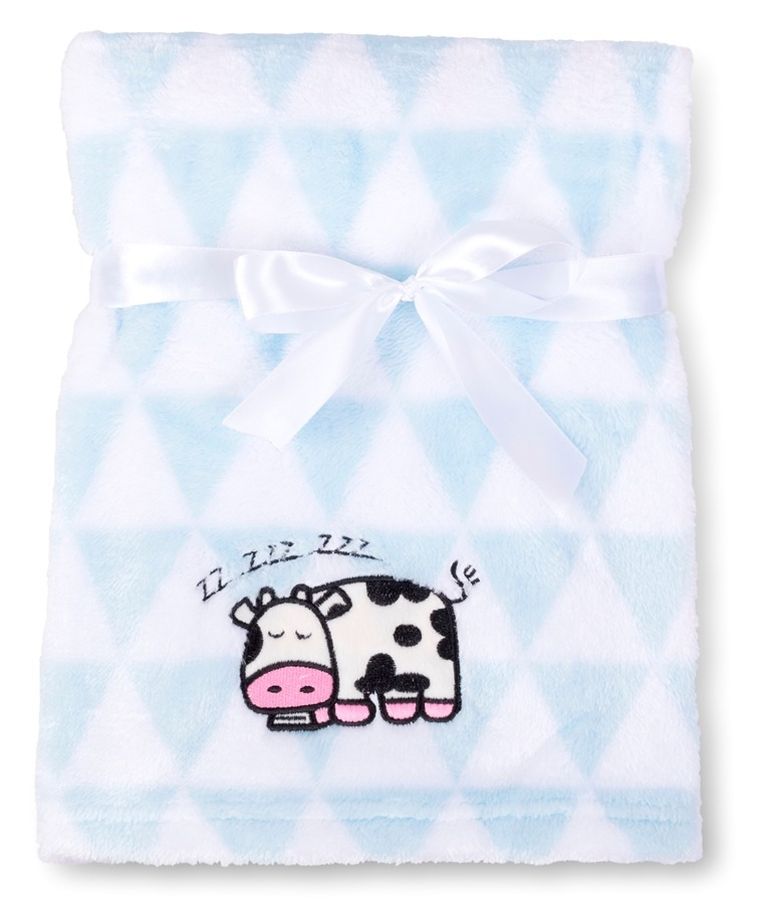 BabyMatex, Ricco, patura cu broderie, 75-100 cm