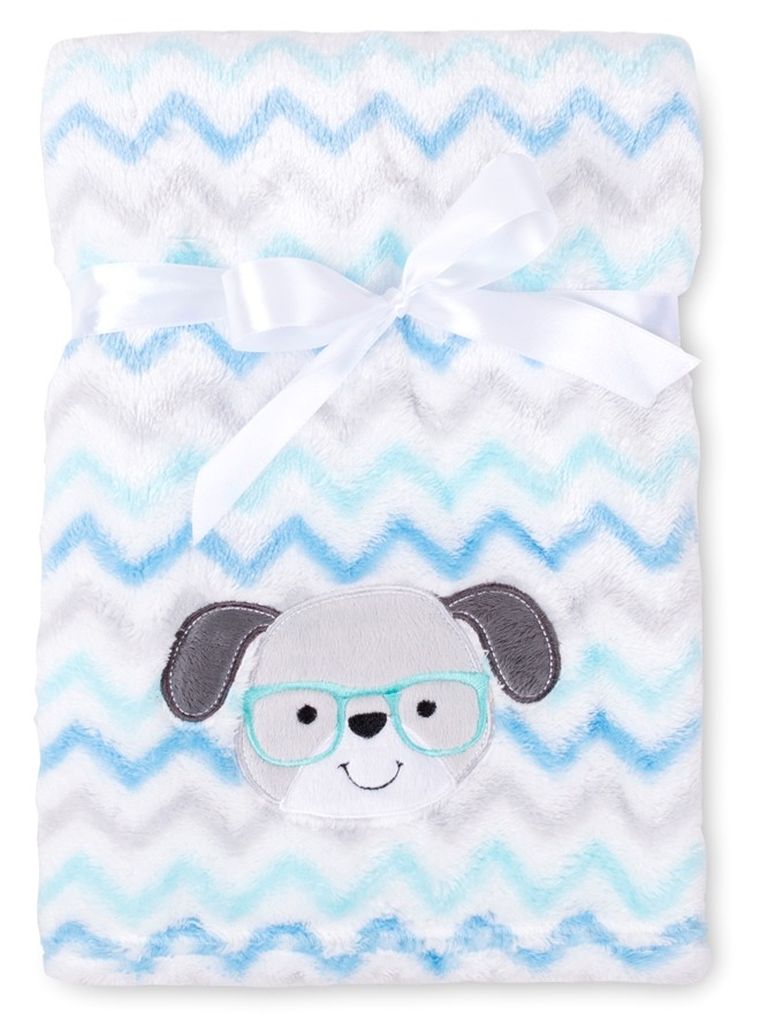 BabyMatex, Ricco, patura cu broderie, 75-100 cm