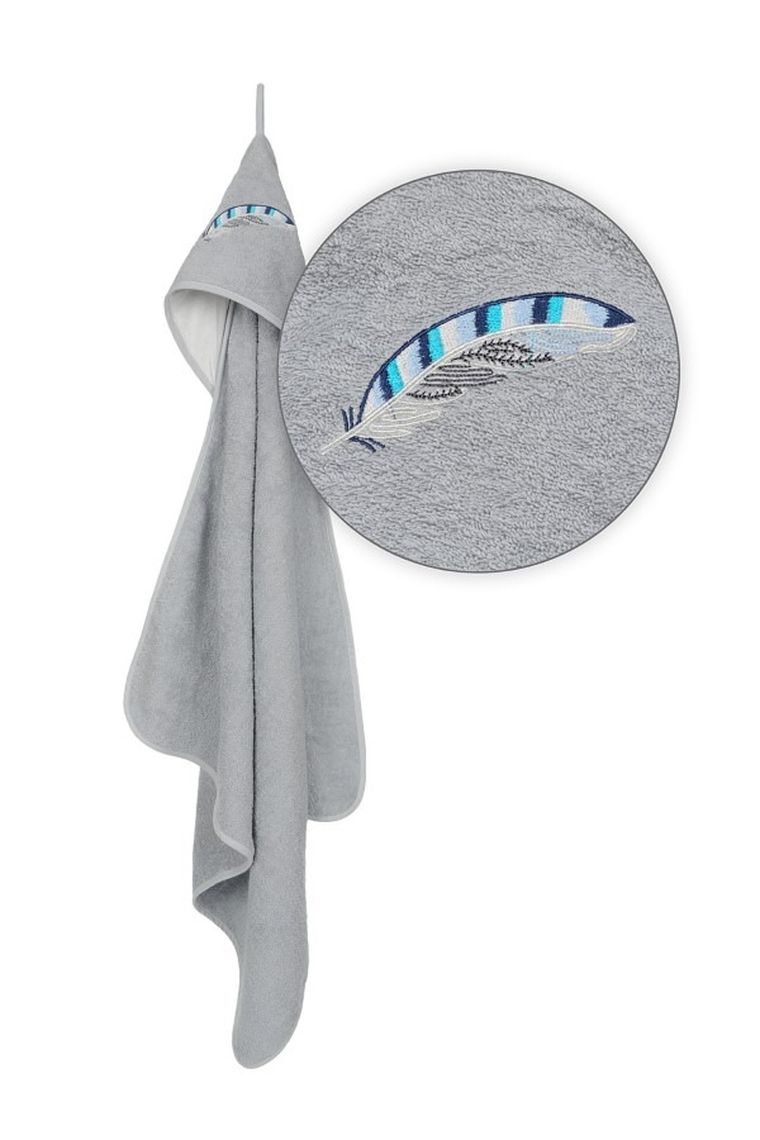 BabyMatex, Robin, terry prosop cu gluga, 80-80 cm