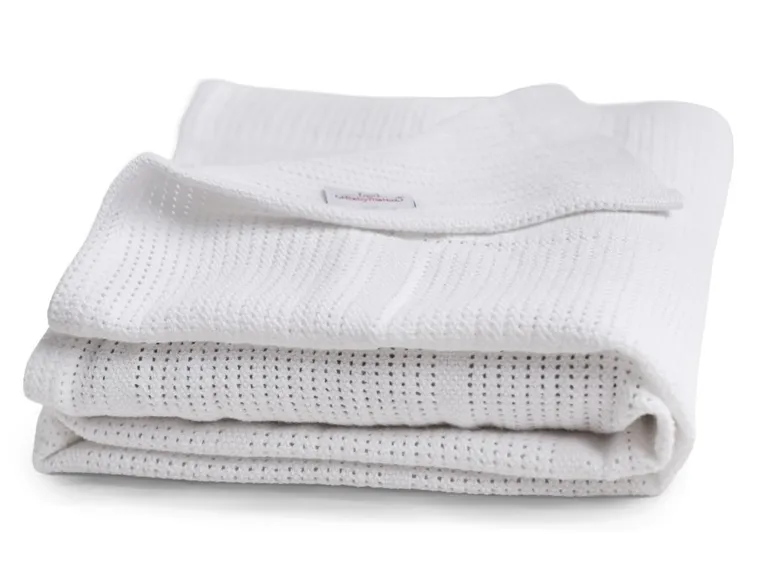 Babymatex, Sisi, patura din bumbac, 75-100 cm, alb