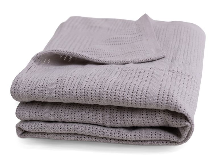 Babymatex, Sisi, patura din bumbac, 75-100 cm, gri