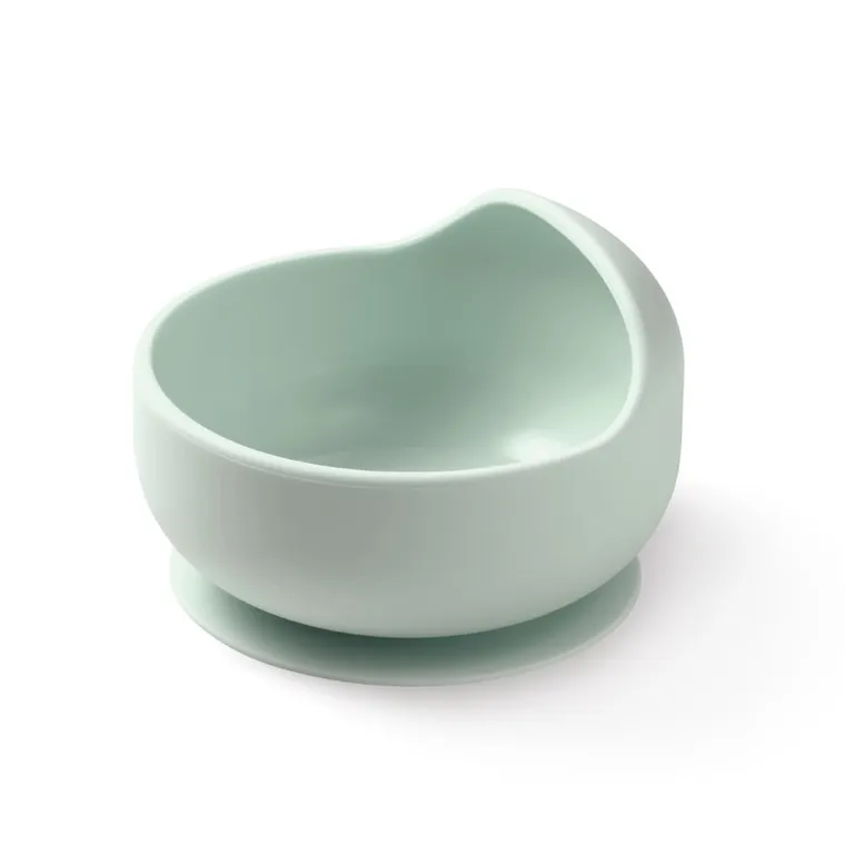BabyOno, Casti din silicon cu ventuza, menta verde