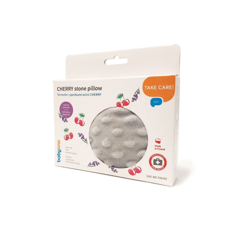 BabyOno, Cherry, termofor cu samburi de cirese, gri