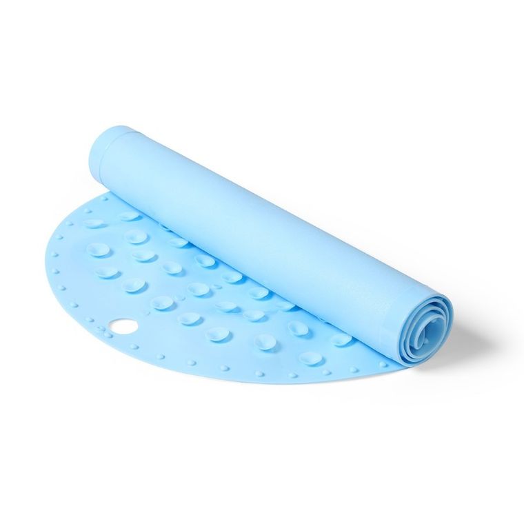 BabyOno, covoras antiderapant, albastru, 70-35 cm
