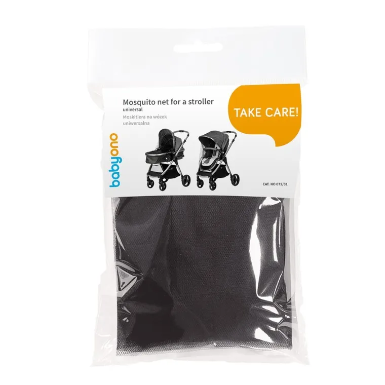 BabyOno, plasa universala anti-tantari pentru carucior, negru