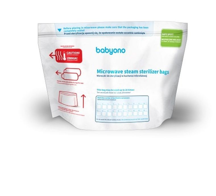 BabyOno, Pungi pentru sterilizarea biberoanelor la microunde
