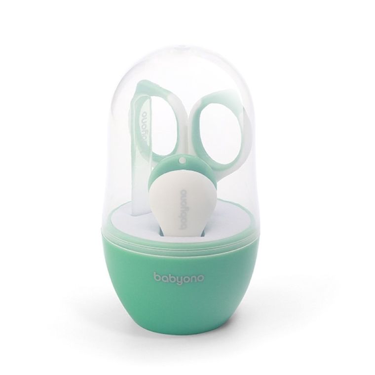 BabyOno, set manichiura pentru copii si bebelusi, verde-menta