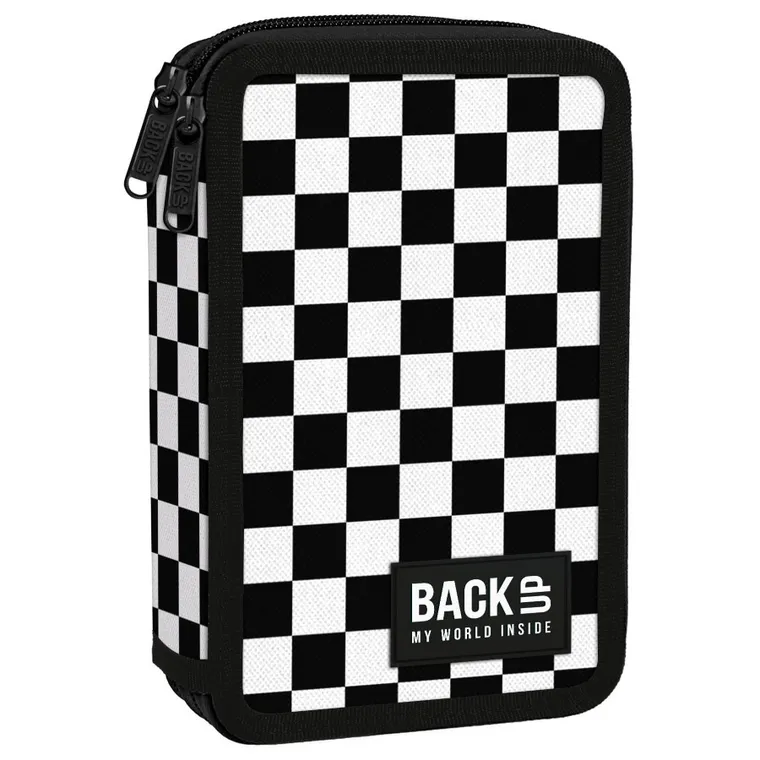 BackUp, penar dublu, cu rechizite scolare, Carouri