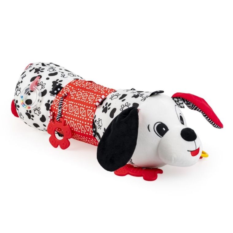 Balibazoo, Catelusul Pedro, jucarie de plus senzoriala cu forma cilindrica