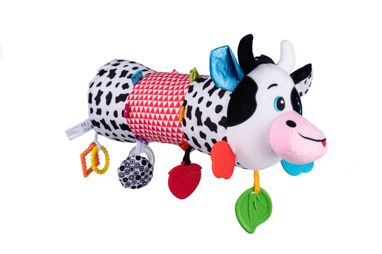 Balibazoo, Vacuta in forma cilindrica, agatatoare, jucarie pentru bebelusi