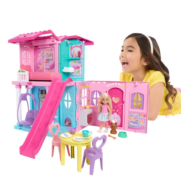 Barbie, Chelsea, Pop Up House, set de joaca cu papusa