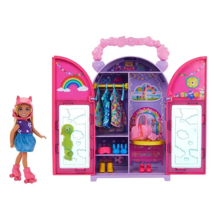 Barbie, Chelsea's Closet, set de joaca cu papusa si accesorii