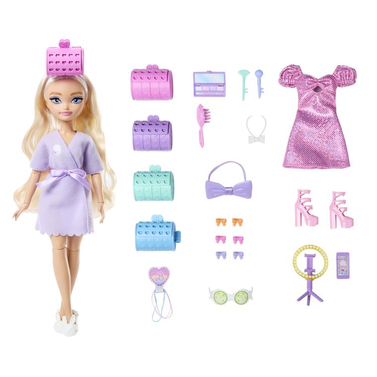 Barbie, Dream Besties, Get ready with Barbie!, papusa Malibu cu accesorii