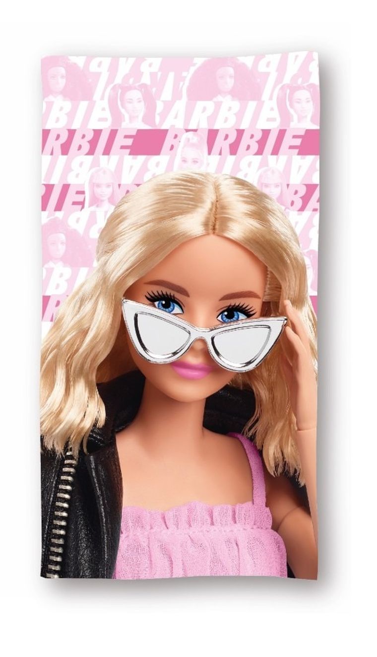 Barbie, prosop din microfibra, 70-140 cm