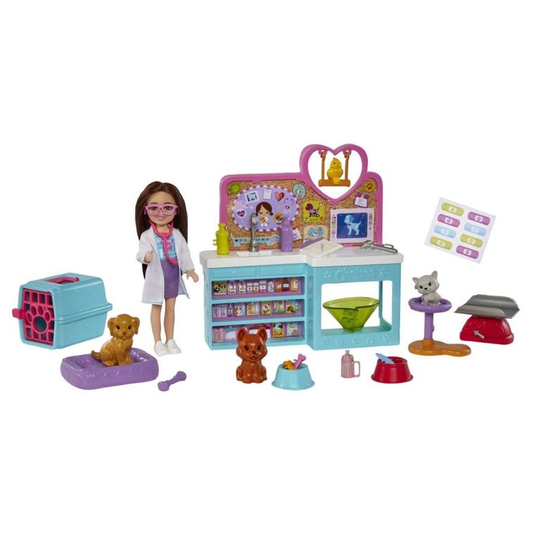 Barbie, Veterinar Chelsea, papusa cu accesorii