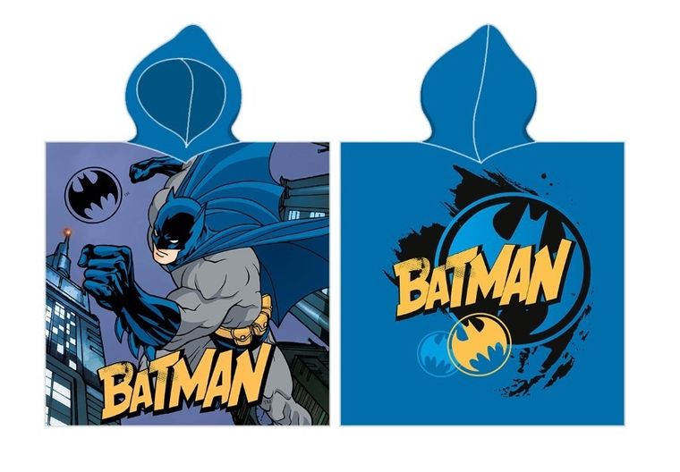 Batman, poncho, prosop cu gluga, 55-110 cm