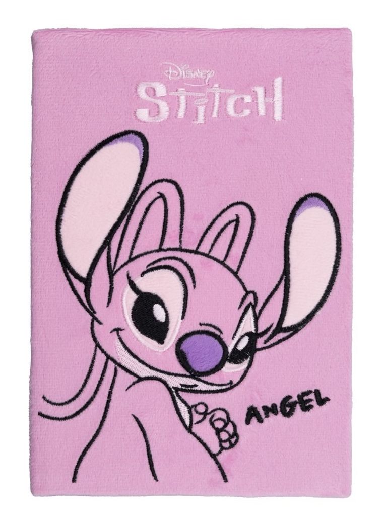 Beniamin, Lilo si Stitch, caiet de plus, A5, 80 foi, cu linie, roz