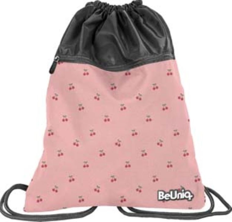 BeUniq, rucsac cu snur Premium, Cherry