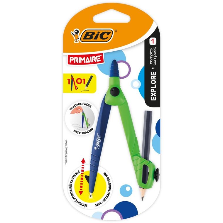Bic, compas cu creion