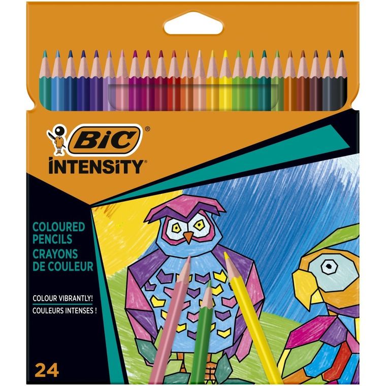 Bic, Intensity Up, creioane, 24 culori