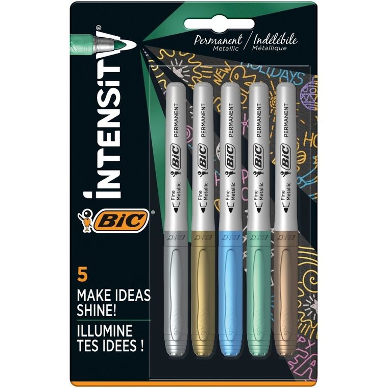 Bic, Marking Metallic Ink, marker, 5 buc.