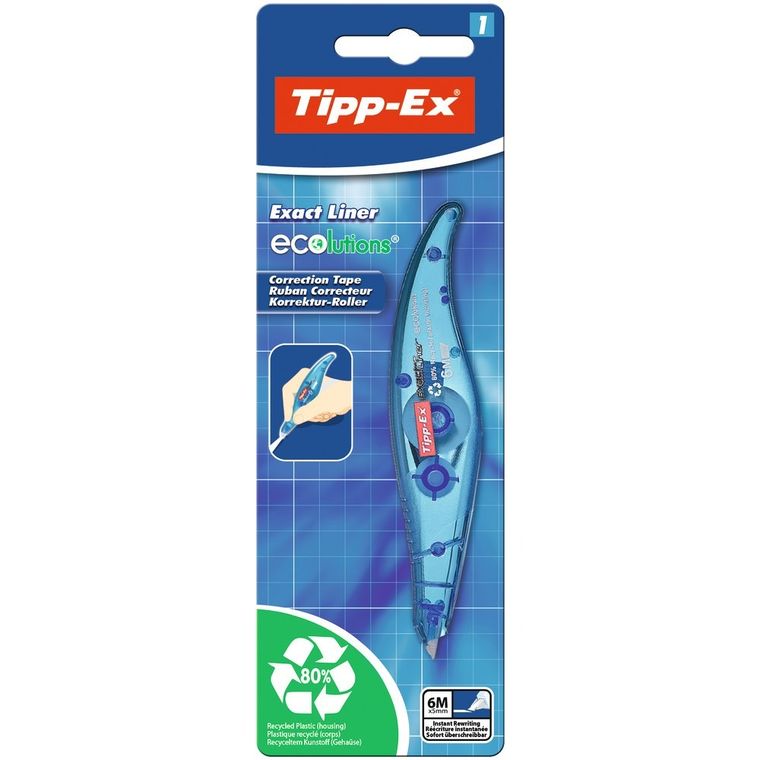 Bic, Tipp-Ex, Exact Liner Ecolutions, corector pentru scoala