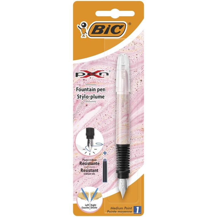 Bic, X Pen Decor Pineapple, stilou, albastru