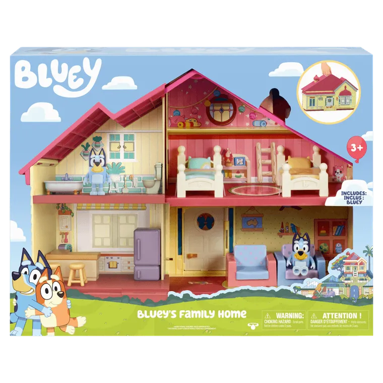 Bluey, Casa parinteasca, set cu figurine
