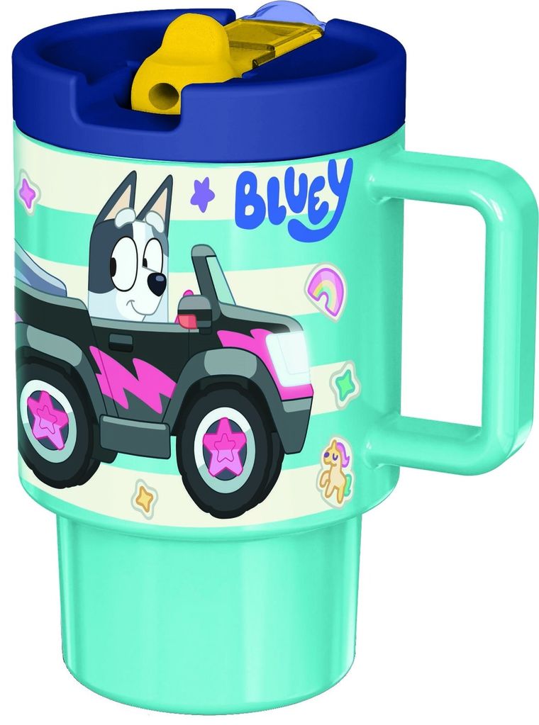 Bluey, Cool Mug, cana termica cu pai, 530 ml