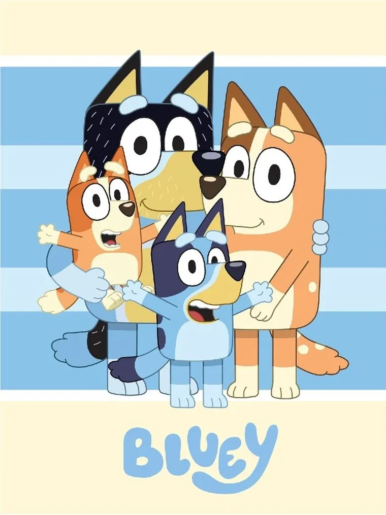 Bluey, patura din fleece, 100-140 cm