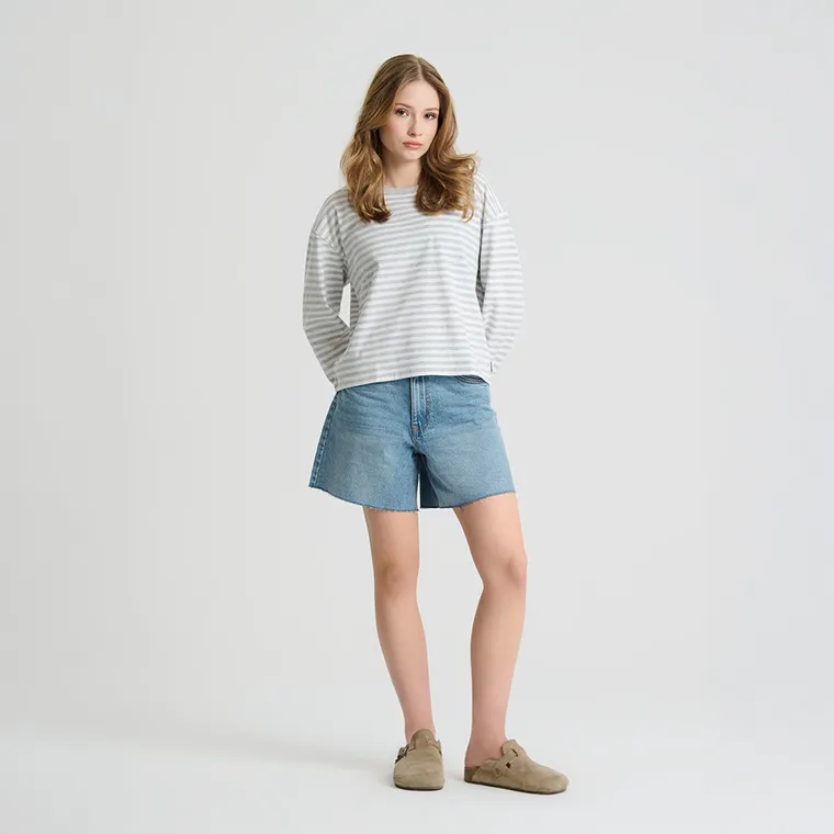 Bluza cu maneca lunga si croiala loose NOWEAR