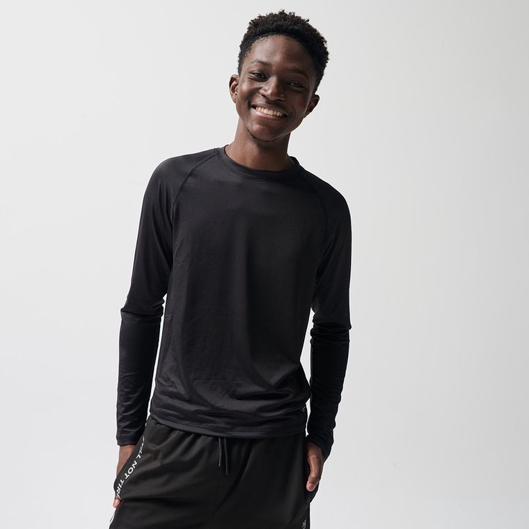 Bluza de antrenament cu maneca lunga si tehnologie Cool Dry NOWEAR