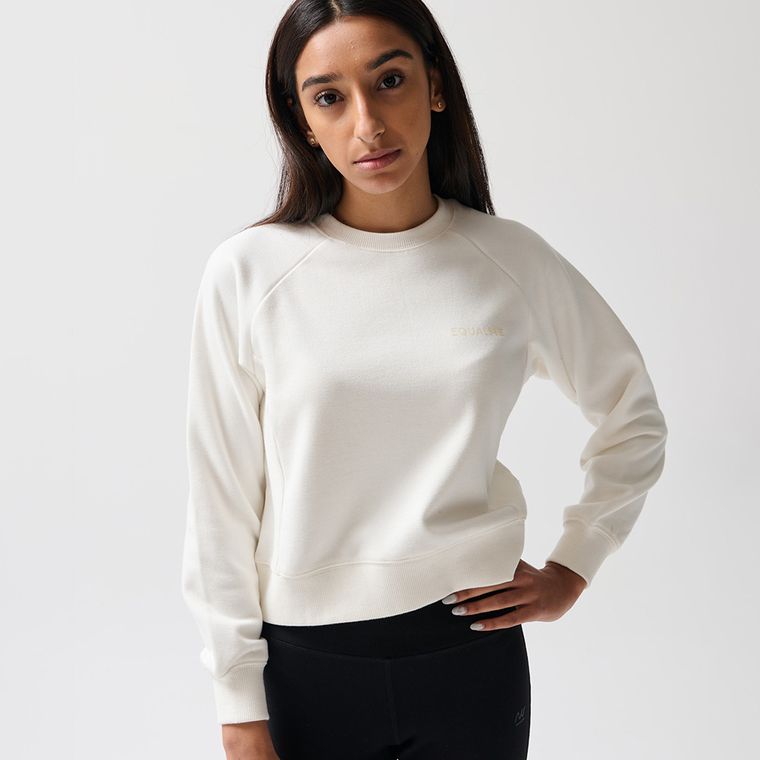 Bluza in nuanta off-white NOWEAR