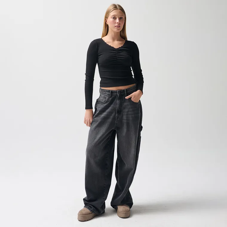 Bluza reiata cu adaos de modal NOWEAR