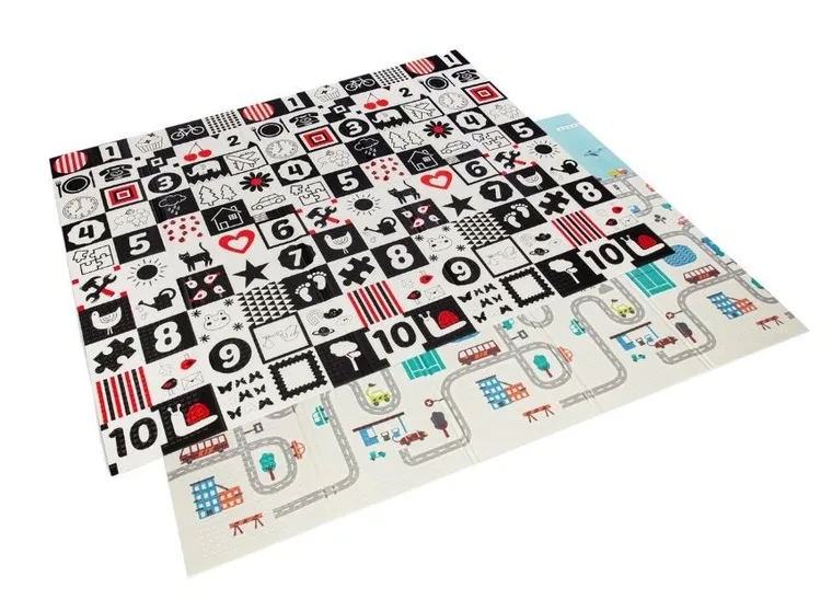 Bocioland, Oras, covoras pliabil din spuma, 150-200 cm