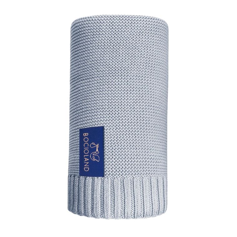 Bocioland, Paris, patura din bambus, baby grey, 80-100 cm