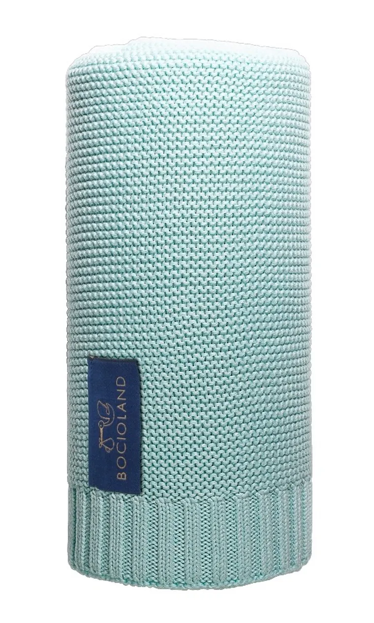 Bocioland, Paris, patura din bambus, verde menta, 80-100 cm